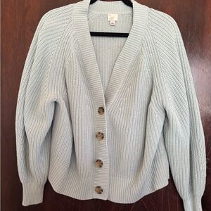 a new day Button-Up Cardigan Sweater - Mint Green